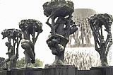 Gustav Vigeland Trees and People painting